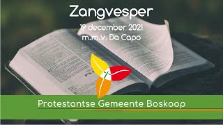 Zangvesper 19 december  PGBoskoop [upl. by Halverson]