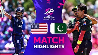 The American fairytale continues as USA beat Pakistan in a massive upset at the T20WorldCup 😍 [upl. by Adran]