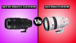 Fuji XF 100400mm vs Fuji XF 200mm [upl. by Leorsiy]