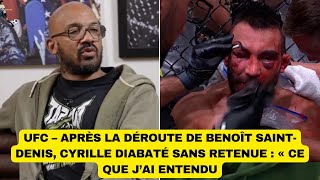 UFC – Après la déroute de Benoît SaintDenis Cyrille Diabaté sans retenue  « Ce que j’ai entendu [upl. by Madian912]