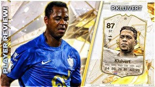 SOLID STRIKER ICON 87 RATED PATRICK KLUIVERT PLAYER REVIEW  EA FC 24 ULTIMATE TEAM [upl. by Rubenstein]