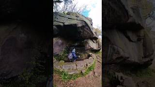 Hermits Cave Peak District Insta360  Solo Hiking [upl. by Anaidirib]