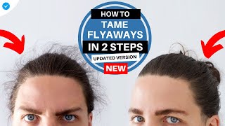 ✅ How to Tame Man Bun Flyaways in 2 Easy Steps  Man Bun Tips [upl. by Harpole535]