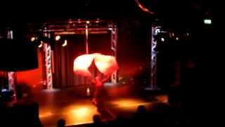 RoseaLisa performing Goddess of Fire Pole Routine  Apsara Dance Chester [upl. by Thorndike606]