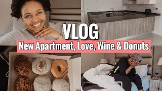 Weekend Vlog  NEW CITY NEW APARTMENT LONG DISTANT RELATIONSHIP WINE amp DONUTS [upl. by Yelyab448]