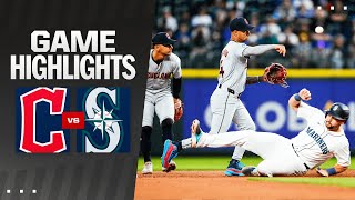 Guardians vs Mariners Game Highlights 4224  MLB Highlights [upl. by Ymmor196]