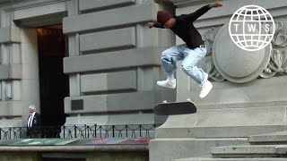 Carl Aikens  NYC Skateboarding [upl. by Constancy]