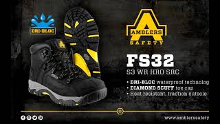 AMBLERS SAFETY FS32 Waterproof Safety Boot from MI Supplies [upl. by Ynitsed]