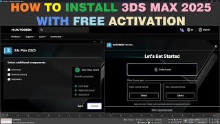 Install 3ds Max 2025  Free Activation [upl. by Edwin]