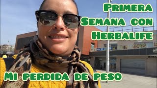 Una semana tomando Herbalife Mi perdida de peso  Hanan [upl. by Annonyw490]