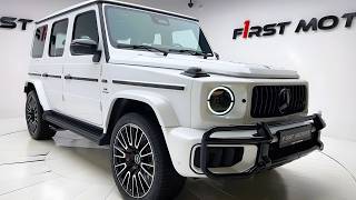 2025 White MercedesAMG G63  Interior and Exterior Walkaround 4K [upl. by Sire]