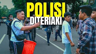 BERSITEGANG POLISI DENGAN MAHASISWA UNIVERSITAS PANCASILA [upl. by Flemings]