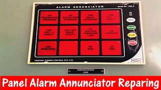 Control panel Alarm Annunciator remove and installed work after Reparing [upl. by Kirshbaum251]