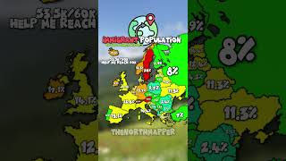 immigrant population europe mapper geography globalmapper mapping history maping mapchart [upl. by Theressa]