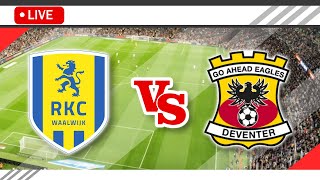 🔴RKC Waalwijk VS Go Ahead Eagles LIVE Match Score Streaming Full HD  Netherlands Eredivisie 2023 [upl. by Ayekam336]