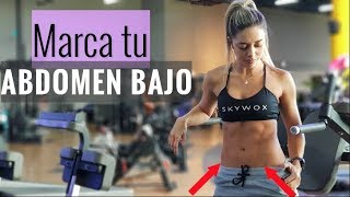 RUTINA ABDOMEN BAJO en GYM  Naty Arcila [upl. by Akived]