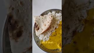 Lunch thali for today ytviral easyfoodtomakeathome cooking [upl. by Haldan998]