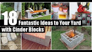 18 Fantastic Ideas to Your Yard with Cinder Blocks [upl. by Ailsa]