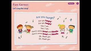 Longman English World 3B Unit 1 Fun Corner song  Are you hungry [upl. by Anaicul]