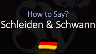 How to Pronounce Schleiden amp Schwann CORRECTLY Cell Theory  Pronunciation [upl. by Nanah]