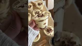 tiramisu cups are the easiest no bake dessert [upl. by Nagaet]