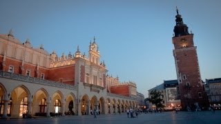 Rynek Główny Krakows Main Square Poland [upl. by Novled]