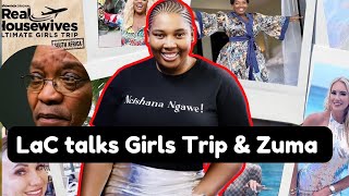 WATCH LaConco Talks Ultimate Girls Trip  Jacob Zuma Nkandla  2024 Elections  Masked Singer SA [upl. by Dalis]