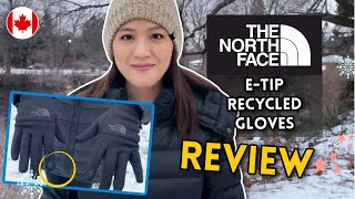 Awesome touchscreen GLOVES Northface ETip 🧤 but are they warm enough for this weather [upl. by Joeann]