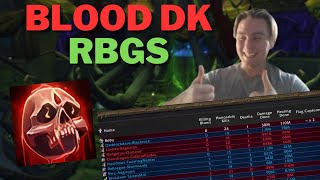 RANK 1 BLOOD DK IS OP IN RBGS [upl. by Sager]