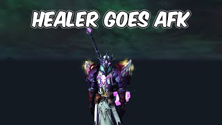 Healer GOES AFK  1026 Blood Death Knight PvP  WoW Dragonflight PvP [upl. by Erfert654]