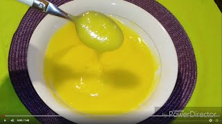 Crème au citron sans œufs et sans lait [upl. by Artemas548]