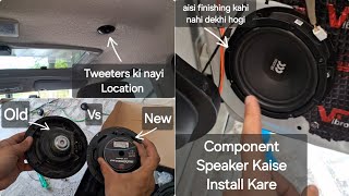 How To Install 2 Way Component Speaker In Car MOREL Maximo 6 MKII 65quot 2Way Component System [upl. by Adriene852]