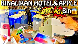 Dumpster Diving  Apple Store bin at hotel binalikan Wowww JACKPOT [upl. by Herrod223]