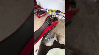 How to change oil on the Honda CRF 100 F ￼ [upl. by Keligot775]