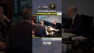 ⚠️ PUTIN AND SCHOLZ KEY INSIGHTS FROM THEIR CALL ON UKRAINE russia shorts ukraine [upl. by Anigger]