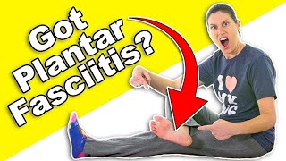 The BEST Plantar Fasciitis Pain Relief Stretches [upl. by Alla]