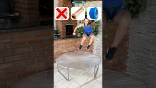 Qual fita fez o melhor trampolim😱 shorts challenge [upl. by Ahsotan955]