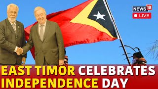 East Timor Holds 25th Anniversary Of Its Independence From Portugal  UNs Antonio Guterres Attends [upl. by Leal]