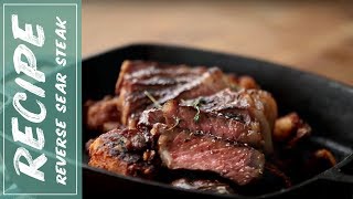 How to Cook a Perfect REVERSE SEAR STEAK  Take Your Steak to the Next Level  Fidel Gastro [upl. by Norvin133]