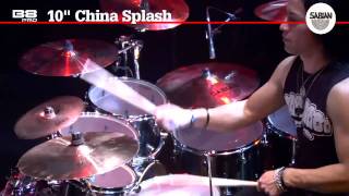 10quot B8 Pro China Splash by SABIAN demo featuring Tim Yeung [upl. by Littlejohn]