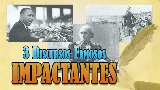 Oratoria Ejemplos 3 Discursos Famosos Impactantes Como Ser Un Buen Orador  Curso de Oratoria 138 [upl. by Rodnas]