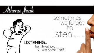 Athena Jezik  Listening Opens the Door for Empowerment [upl. by Tadich]