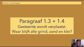 Aardrijkskundig  2 havovwo  paragraaf 13 en 14  methode BuiteNLand [upl. by Benyamin]