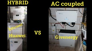 Hybrid Inverter vs AC coupled home storage solar battery [upl. by Aivlys847]