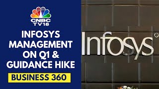 Infosys Delivers In Q1 Hikes FY25 Growth Outlook Margin Guidance Retained At 2022  CNBC TV18 [upl. by Adlitam]