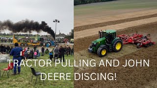 JOHN DEERE AND 1500 HORSEPOWER BEASTS Farming and tractor pulling [upl. by Casimir]