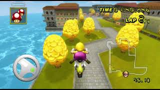 Mario Kart Wii  DS Delfino Square  Easy Staff Ghost [upl. by Islehc]