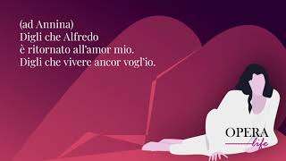 Gran Dio Morir sì giovane  La Traviata Renée Fleming Rolando Villazón  Lyrics [upl. by Arihas]