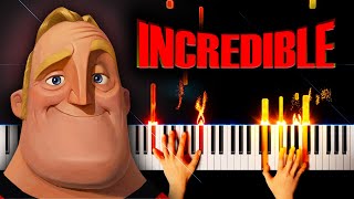 Lifes Incredible Again from The Incredibles  Piano Tutorial [upl. by Nohsreg]