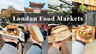 Best LONDON FOOD MARKETS  Camden Borough Mercato and Maltby [upl. by Iral]